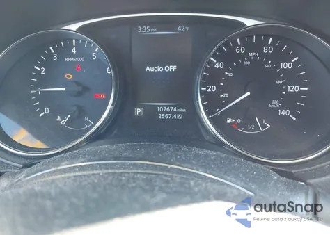 2016 Nissan Rogue Sv из США, поврежденный, VIN KNMAT2MV1GP623478